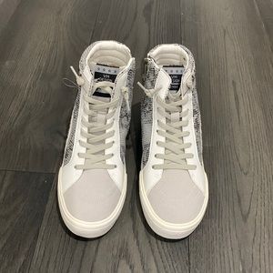 Vintage Havana Cliff Snakeskin Suede Hightop Sneaker